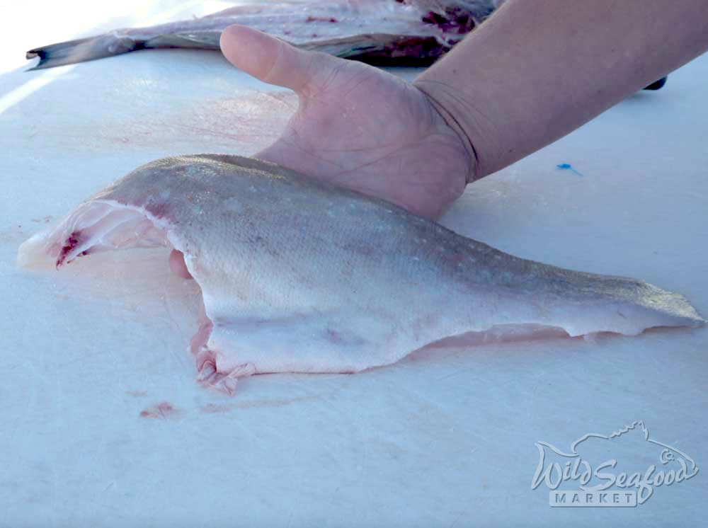 Filleted with skin on