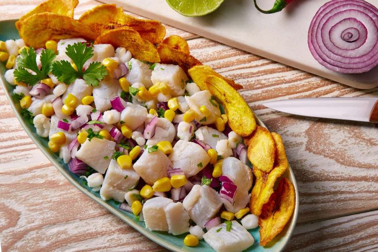 How to Make Red Snapper Ceviche with Plantain Dipping Chips